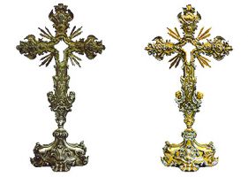 Restauro articoli religiosi (una croce antica)