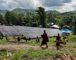 Myanmar Solar Panels Ground